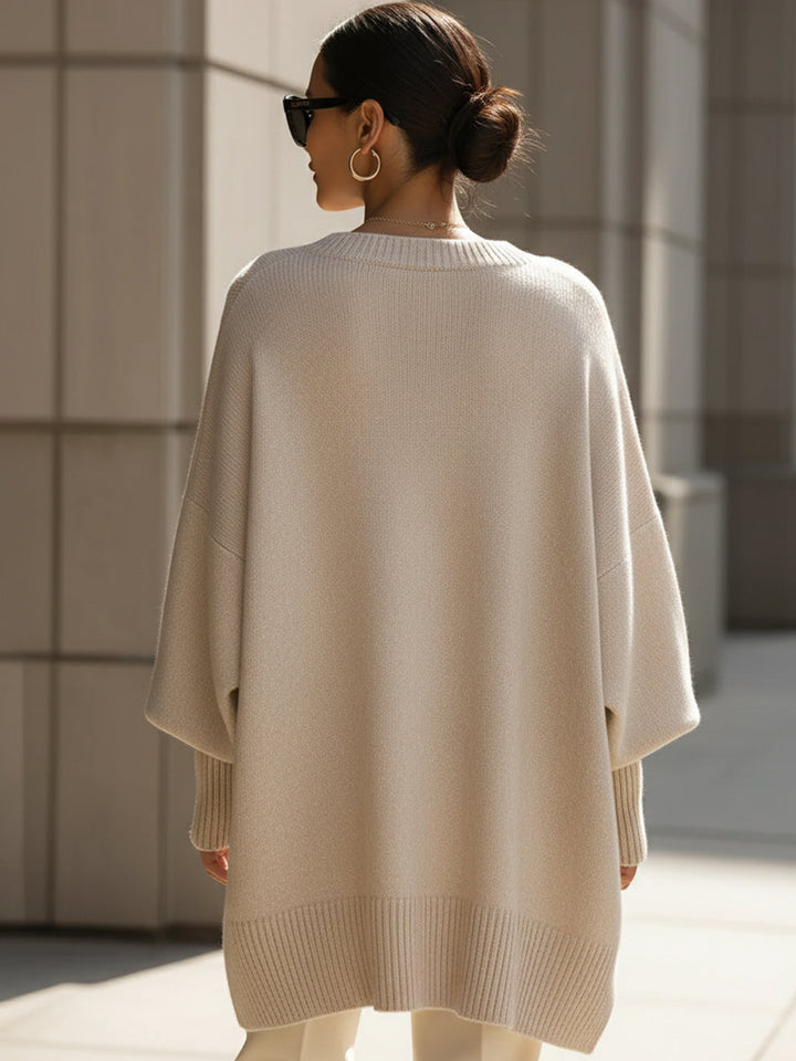 Aster | Comfy Oversized Poncho Sweater