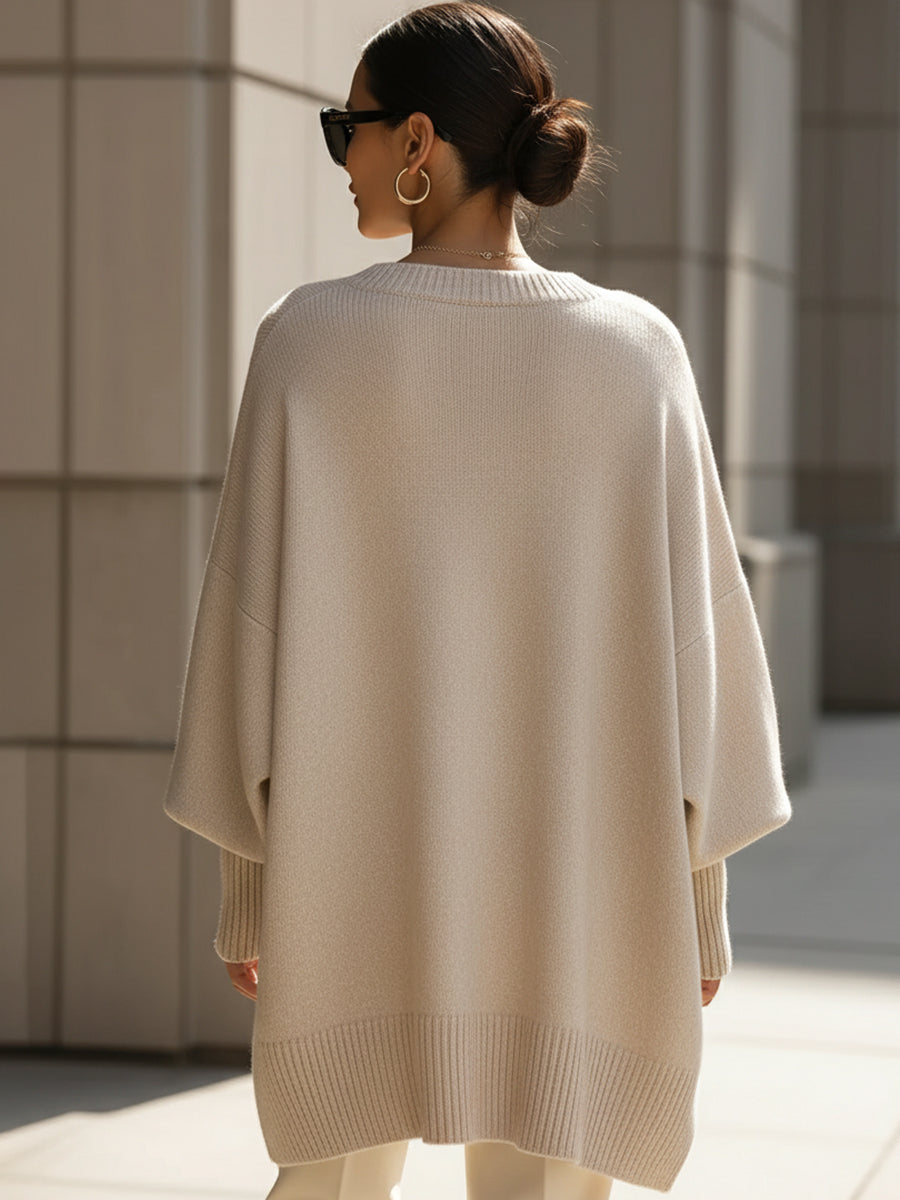 Aster | Cozy Oversized Poncho Sweater
