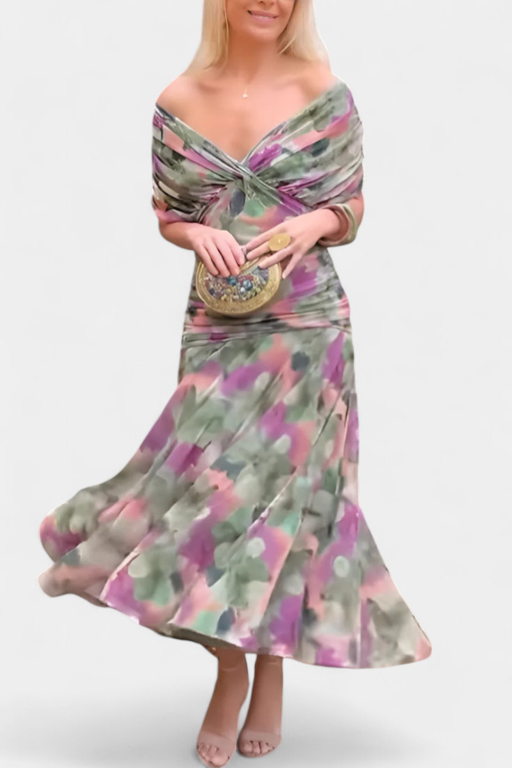 Hayden Laluna® | Sophisticated V-Neck Dress