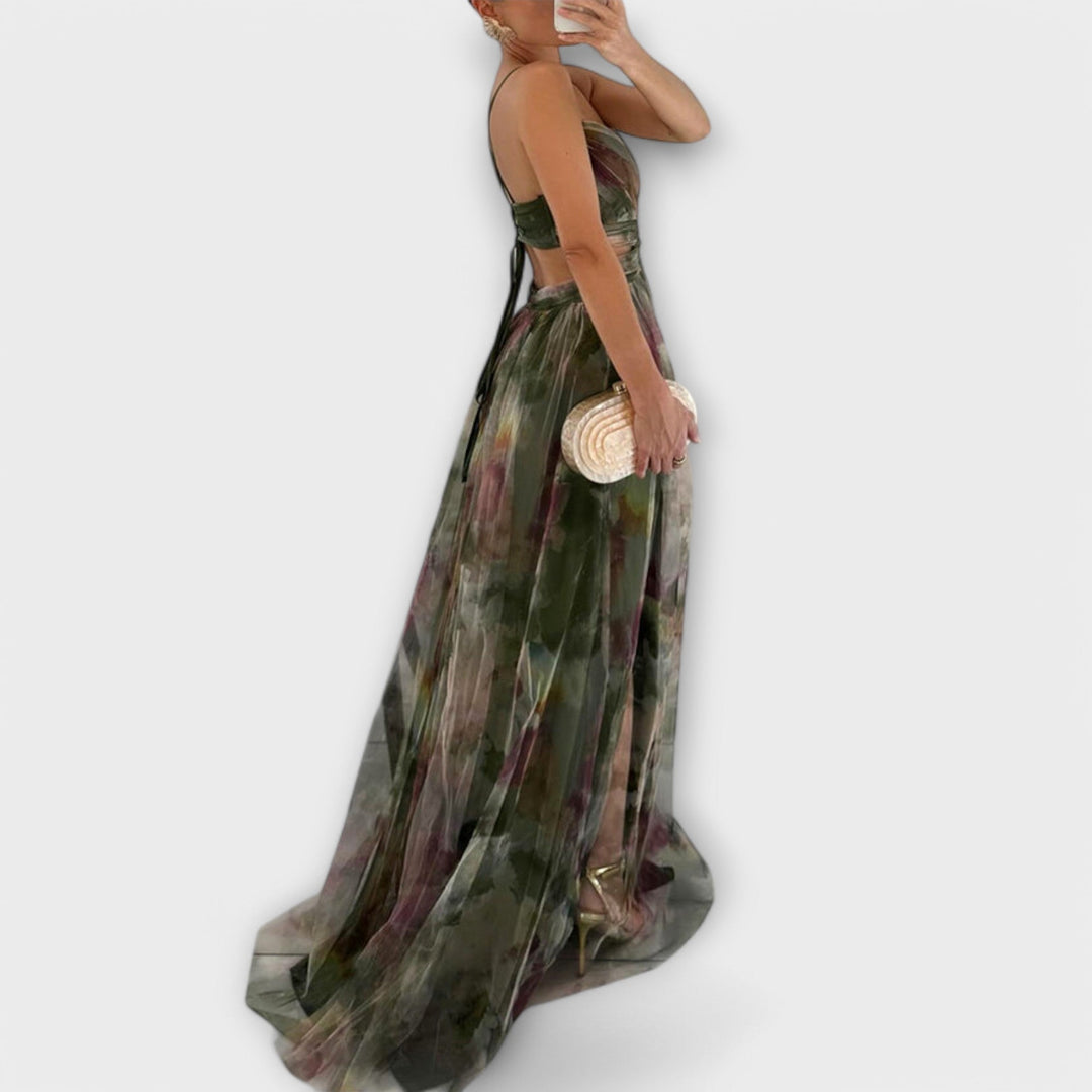Annai Mesh Maxi Dress - Stylish and Flattering Fit