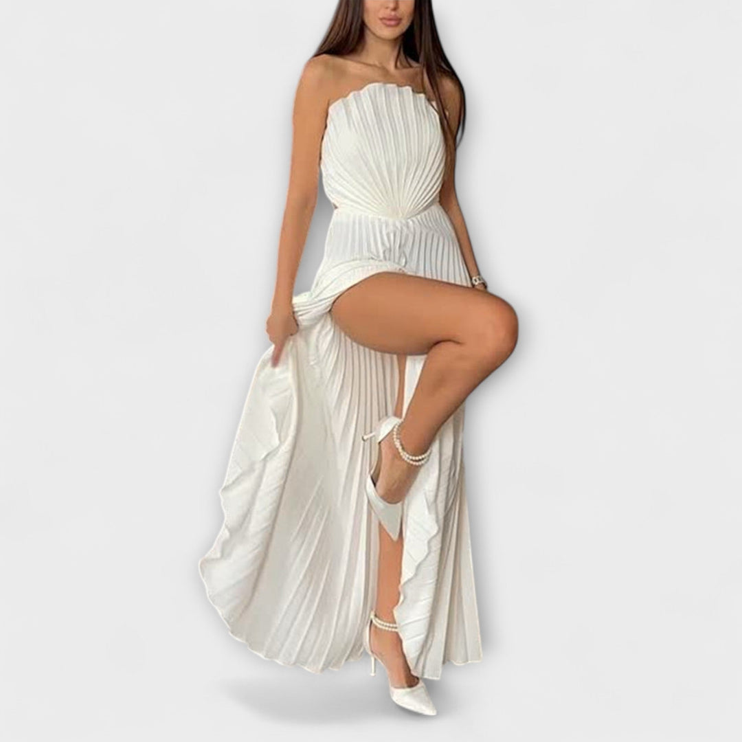 Athena - Elegant Pleated Dress