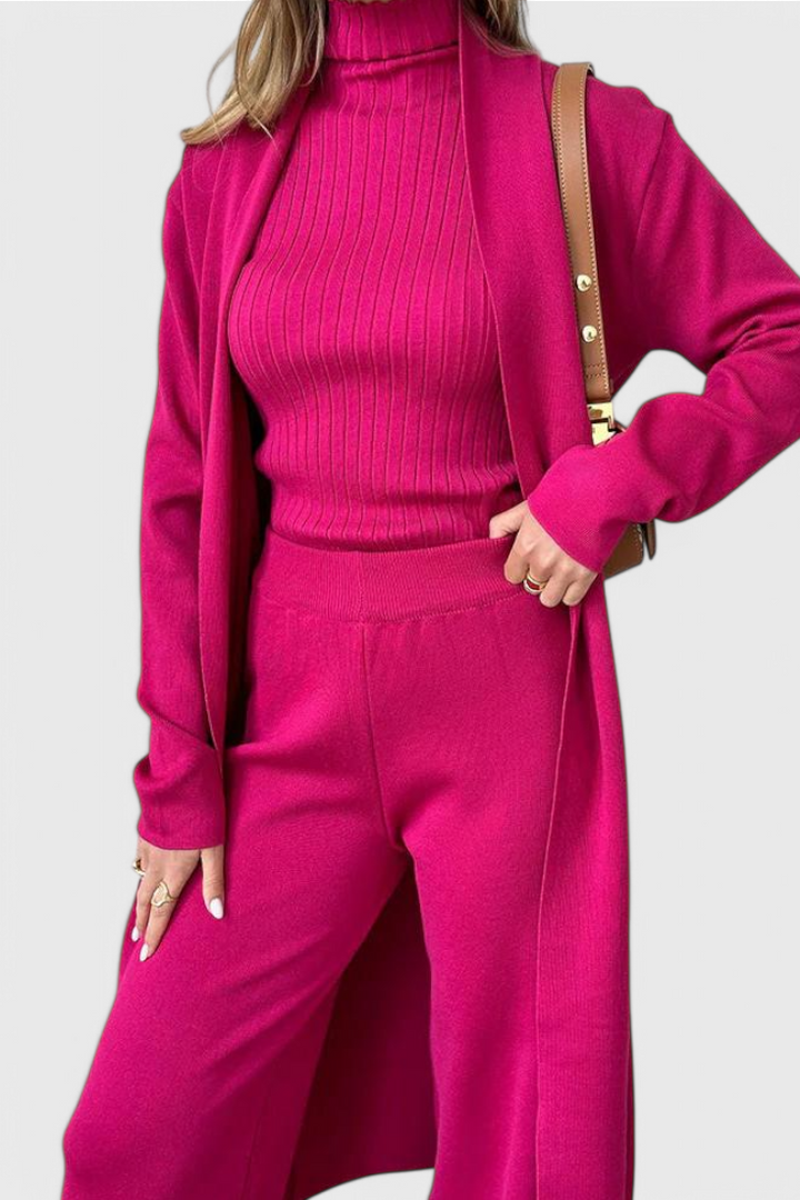 Chic 3-Piece Soft Knit Set by Mahalia