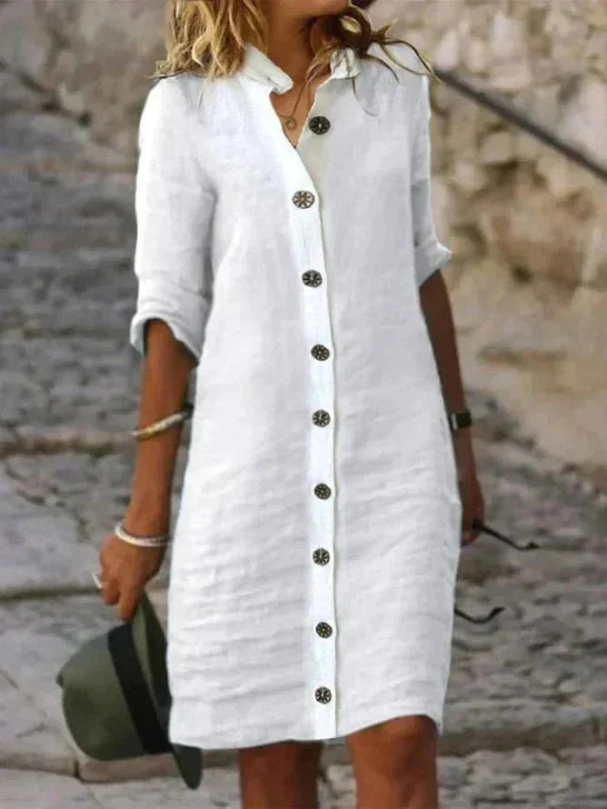 Avera | Lightweight Comfort Shirt Dress