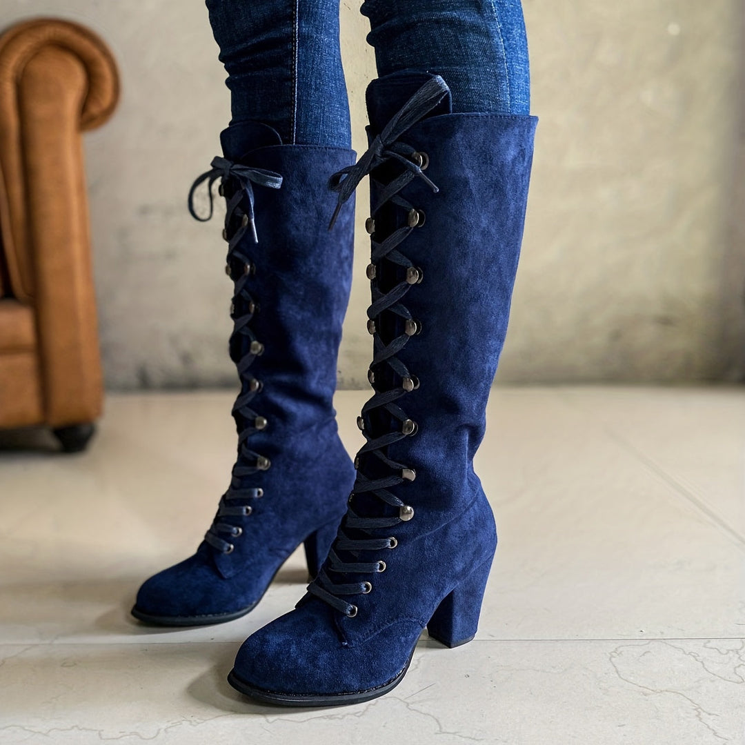 Lucia - Chic Knee-High Fashion Boots