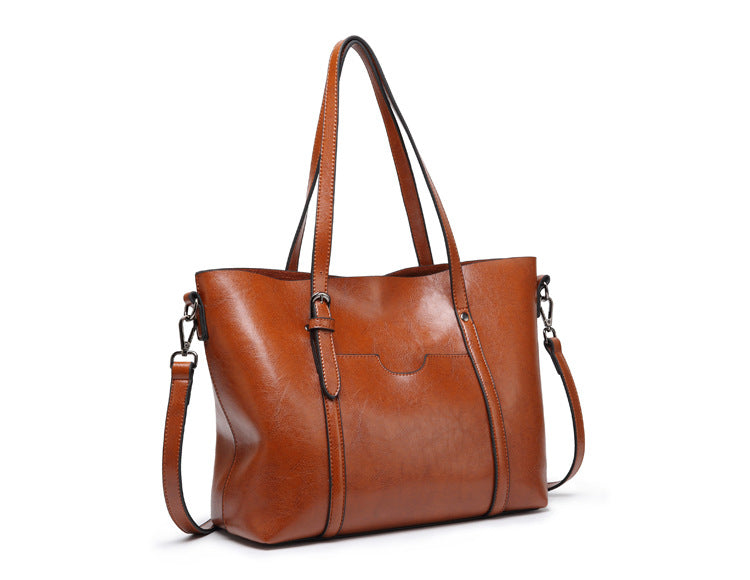 Sophia - Elegant Leather Tote Bag