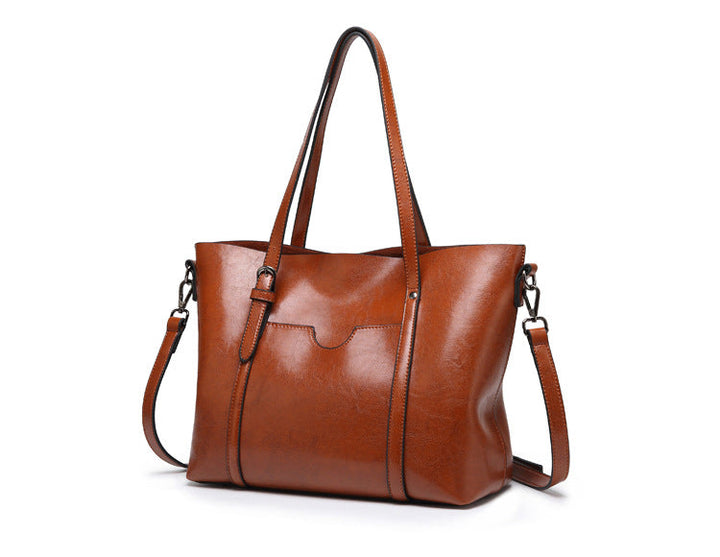 Sophia - Elegant Leather Tote Bag