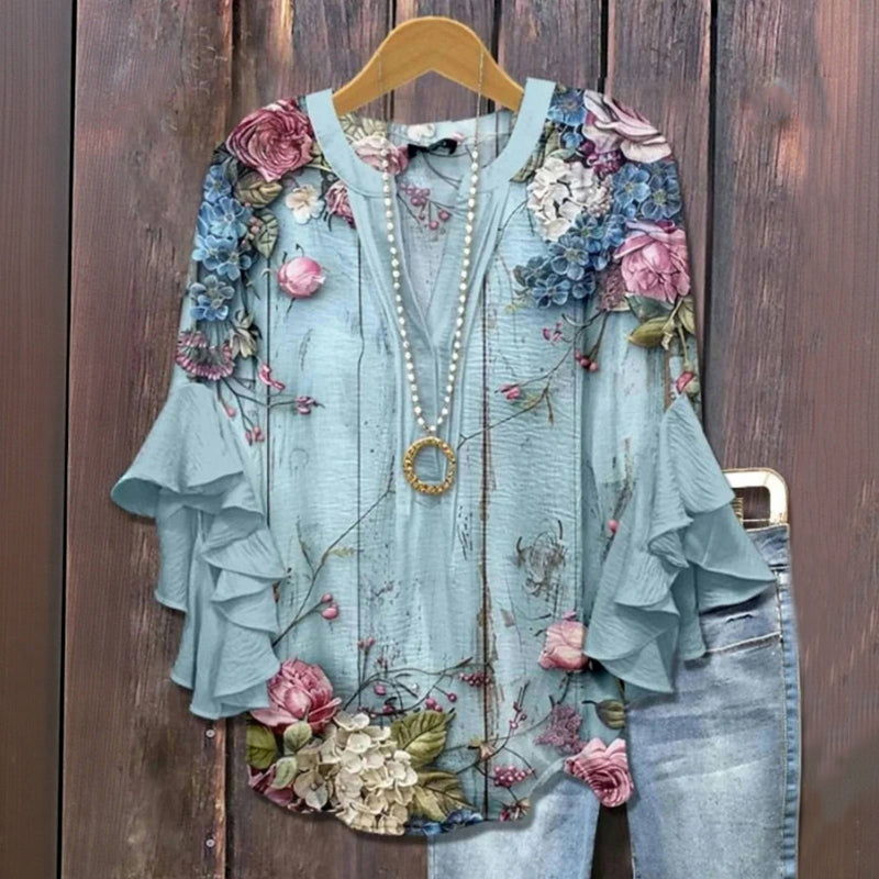 Chic Loose-Fit Evening Blouse