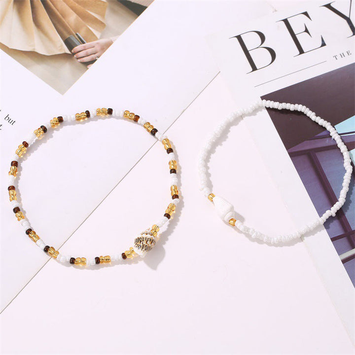 Sunset Soirée Bohemian Pearl Bracelet – Elegant & Natural Charm