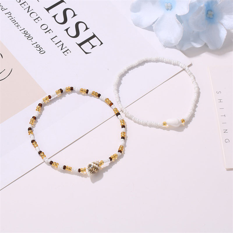 Sunset Soirée Bohemian Pearl Bracelet – Elegant & Natural Charm