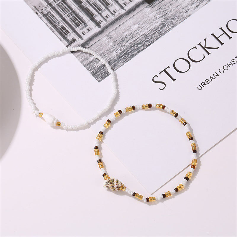 Sunset Soirée Bohemian Pearl Bracelet – Elegant & Natural Charm