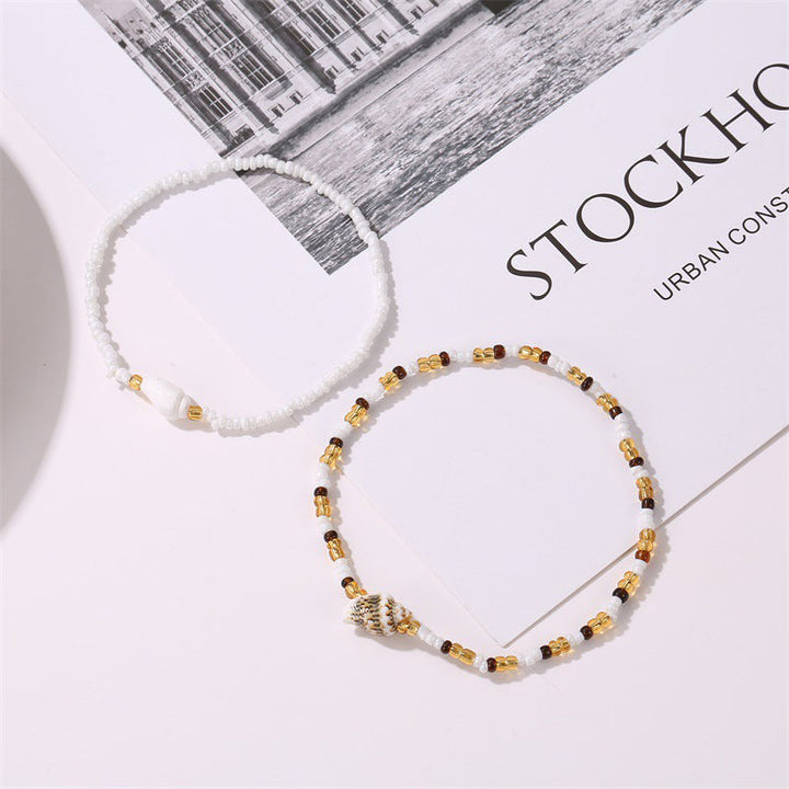 Sunset Soirée Bohemian Pearl Bracelet – Elegant & Natural Charm