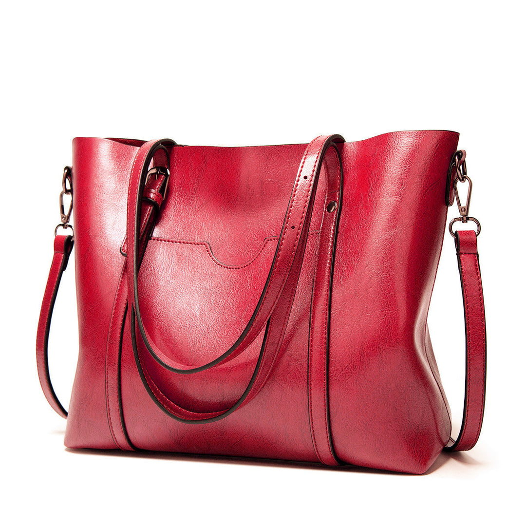 Sophia - Elegant Leather Tote Bag