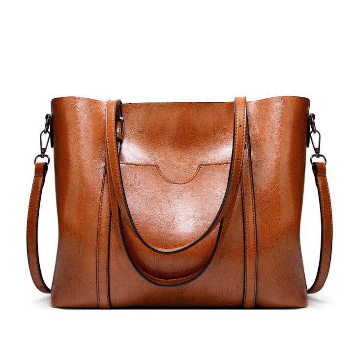 Sophia - Elegant Leather Tote Bag