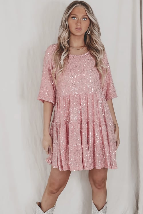 Briella - Shimmering Mini Dress