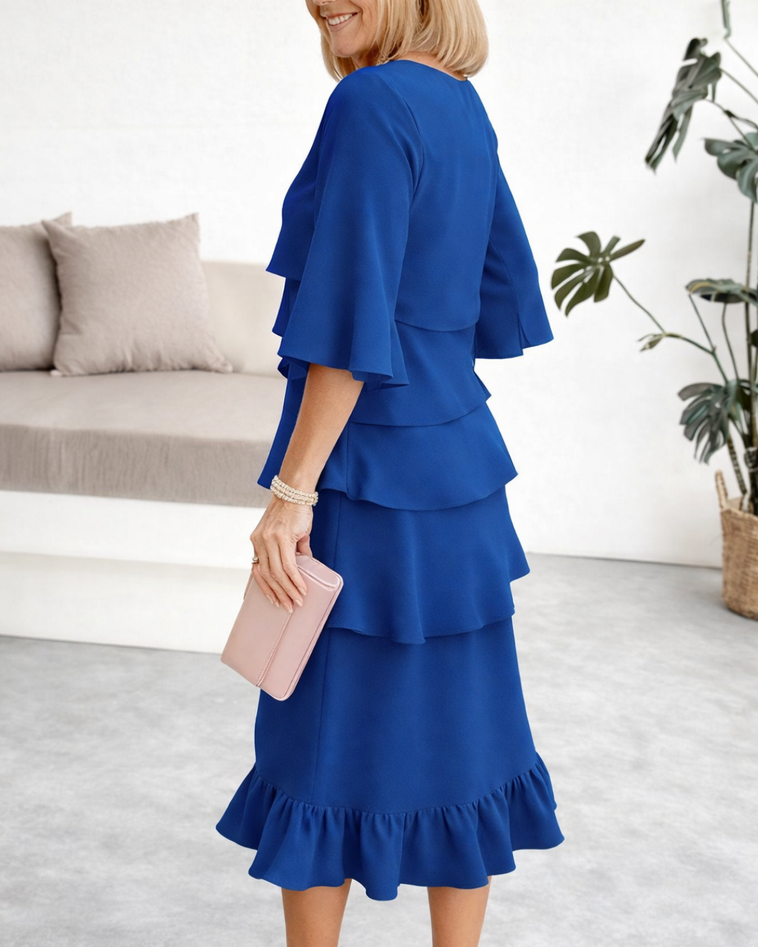 Patricia | Chic Ruffle Dress for Elegant Comfort