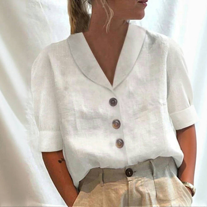 Elegant Loose-Fit Blouse for Casual Outings