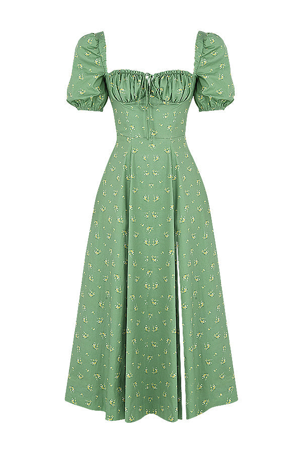 Aviana - Floral Puff Sleeve Dress