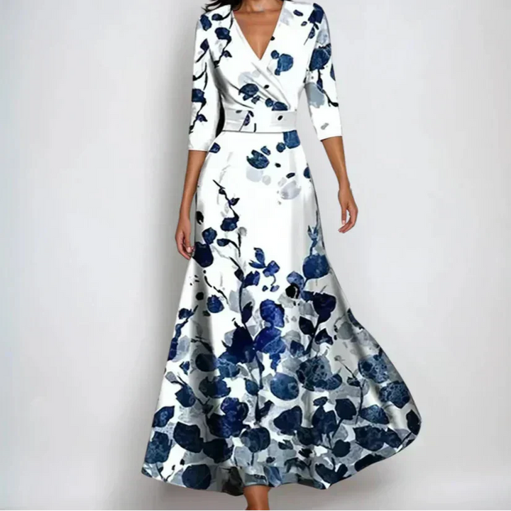 Emily | Graceful Floral Evening Dress