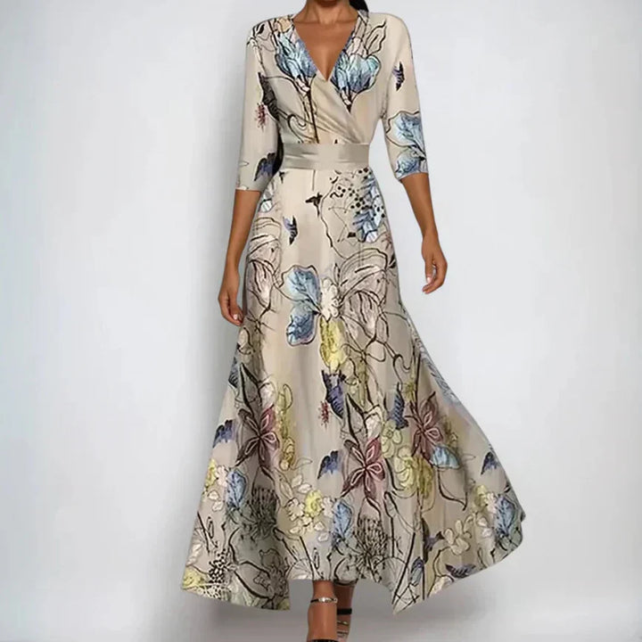 Emily | Graceful Floral Evening Dress