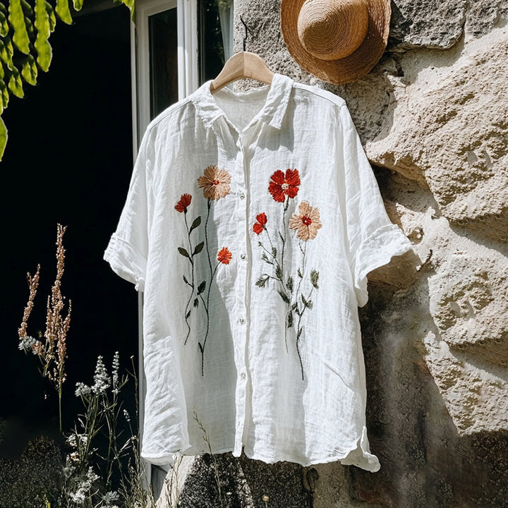 Radiant Midi Blouse for the Weekend