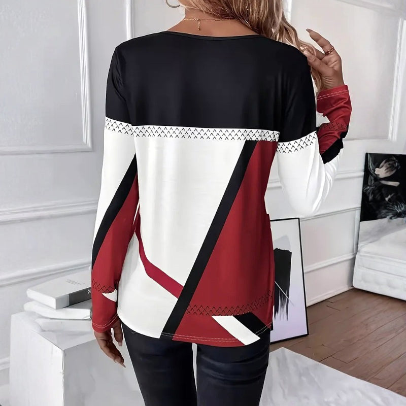 Christina | Stylish Long Sleeve Blouse