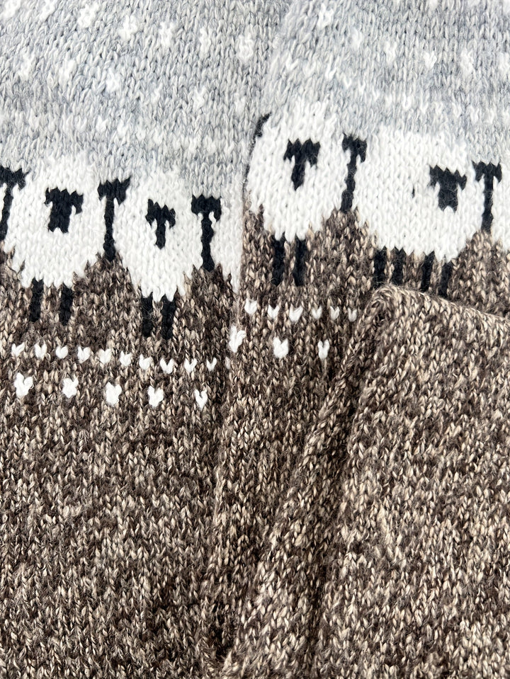 Nordic™ | Chic Winter Sweater with Sheep Jacquard Pattern
