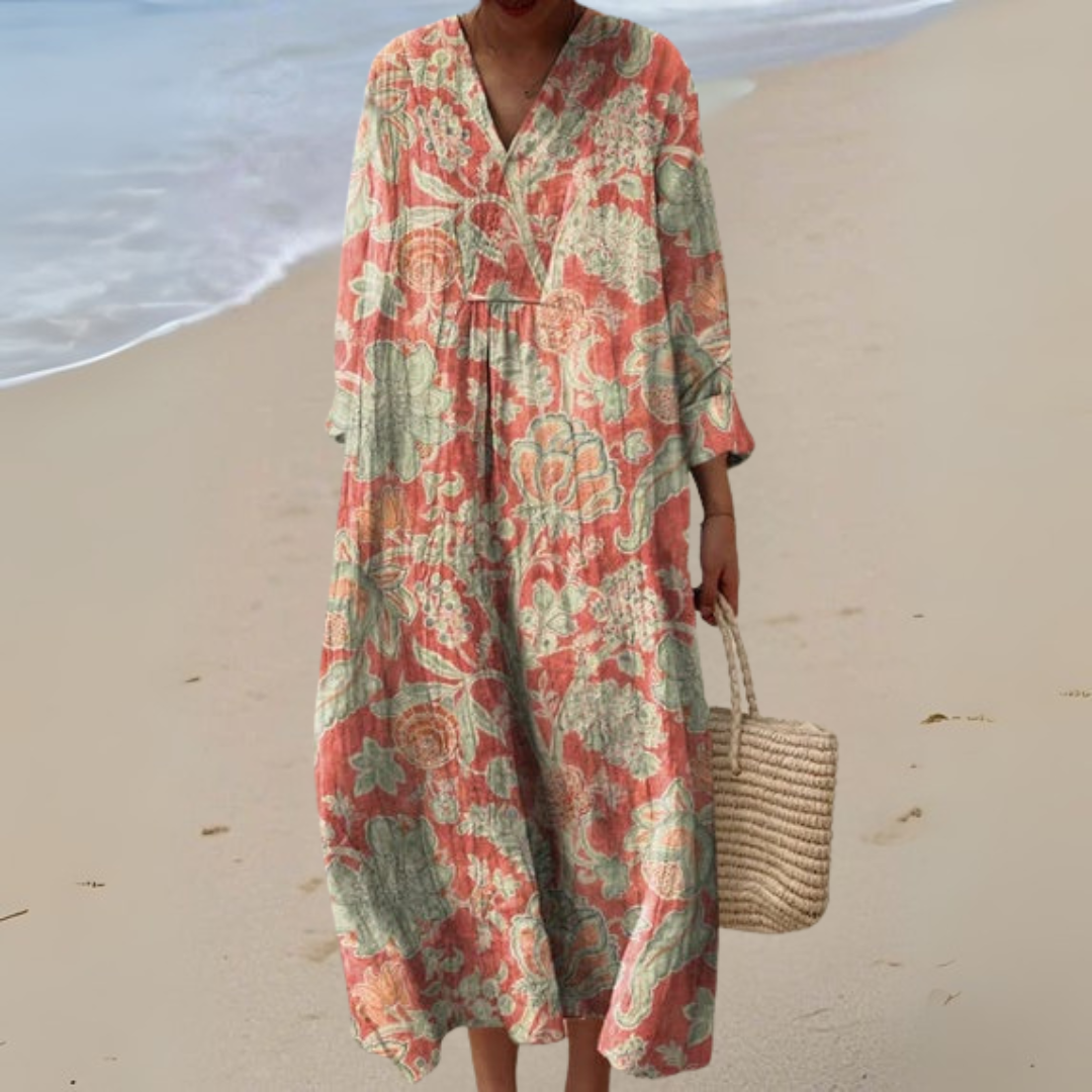 Ellis | Retro Floral Dress