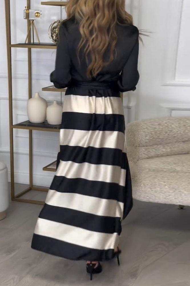 Ava™ Striped Maxi Dress