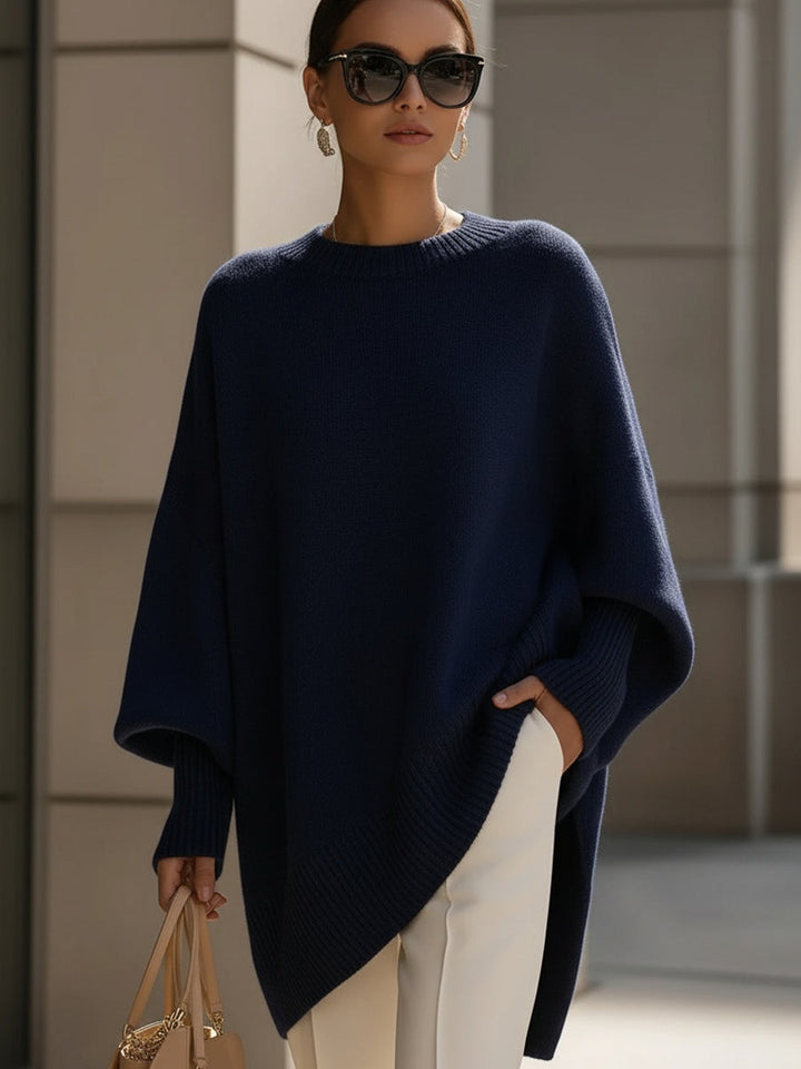Aster | Comfy Oversized Poncho Sweater