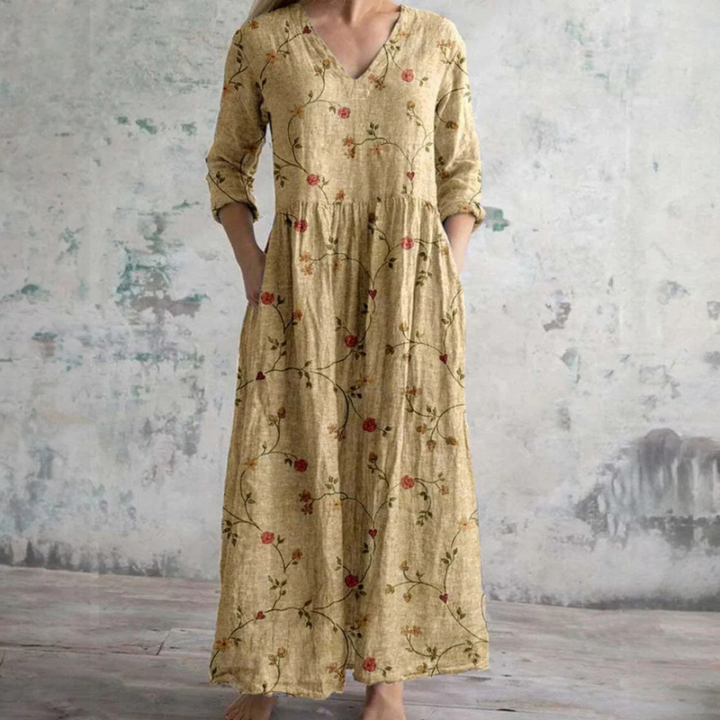 Sophie | Breezy Floral Maxi Dress for Summer Comfort