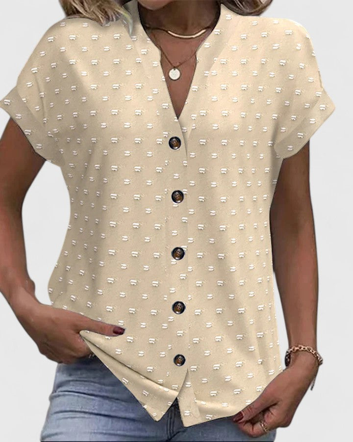 Miles | Cozy V-Neck Tee