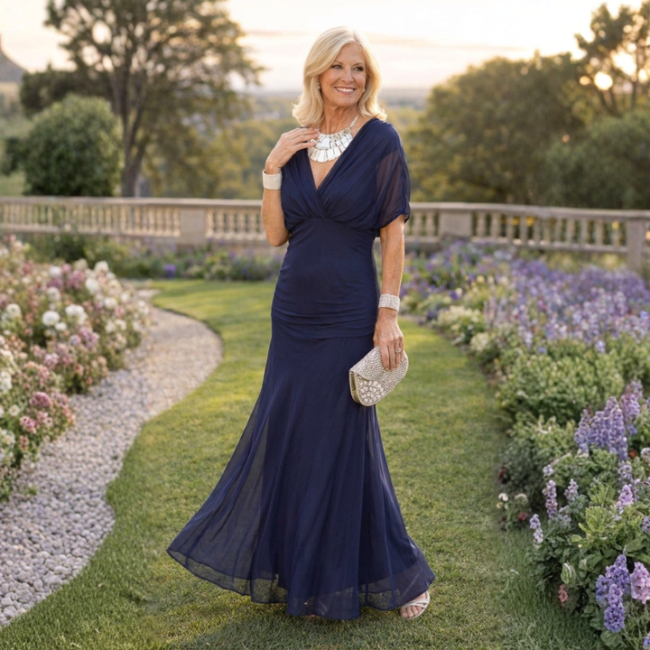 Camille | Elegant Chiffon Maxi Dress
