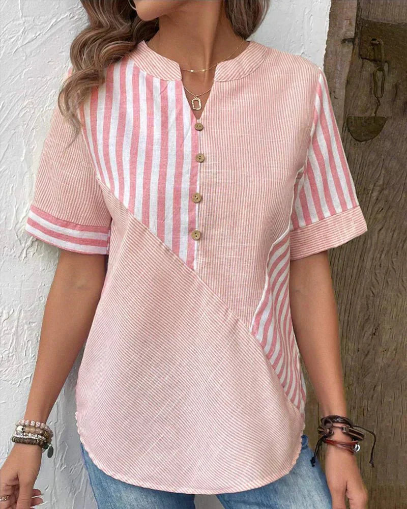 Lila | Cozy Striped Top