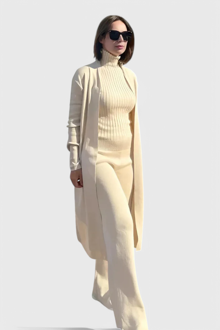 Chic 3-Piece Soft Knit Set by Mahalia