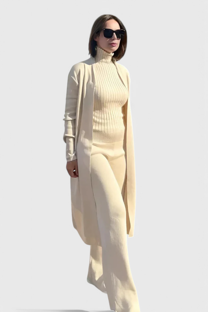 Chic 3-Piece Soft Knit Set by Mahalia
