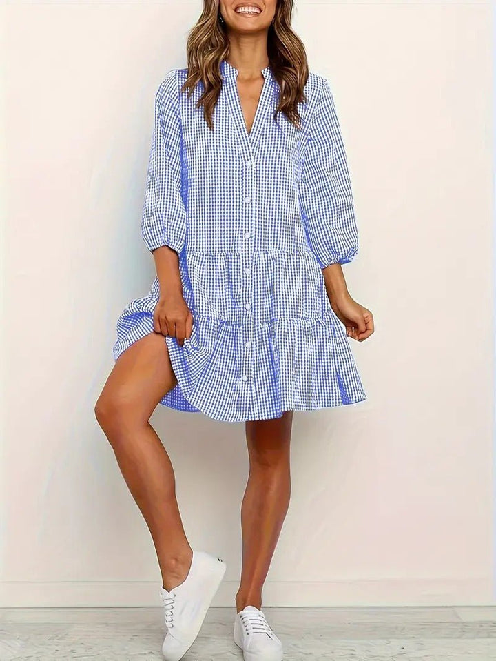 Calio | Gingham Delight Dress