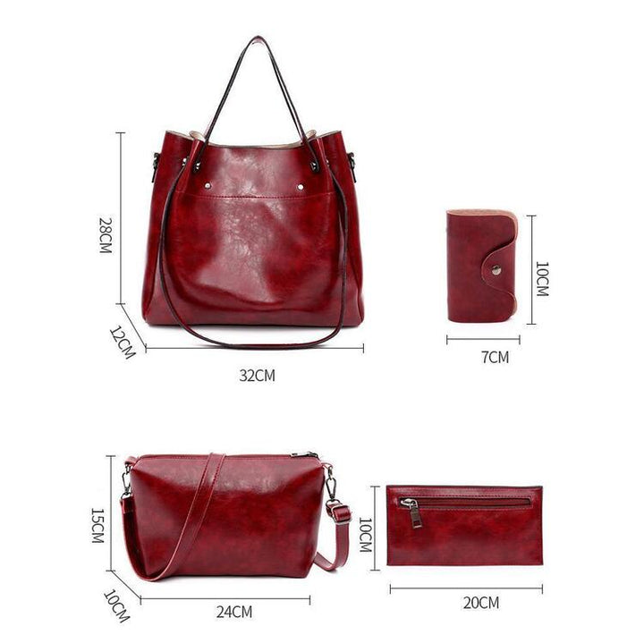 Riley - Classic Soft Leather 4-Piece Bag Collection
