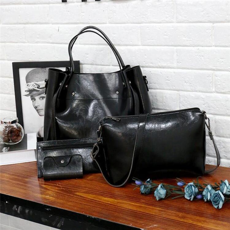 Riley - Classic Soft Leather 4-Piece Bag Collection