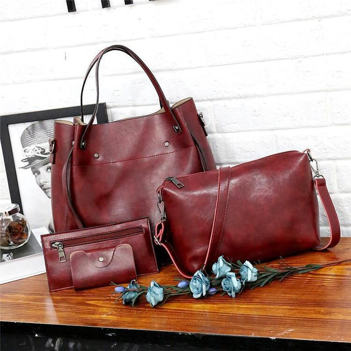Riley - Classic Soft Leather 4-Piece Bag Collection