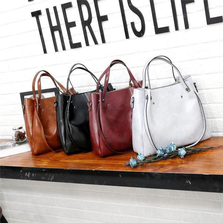 Riley - Classic Soft Leather 4-Piece Bag Collection