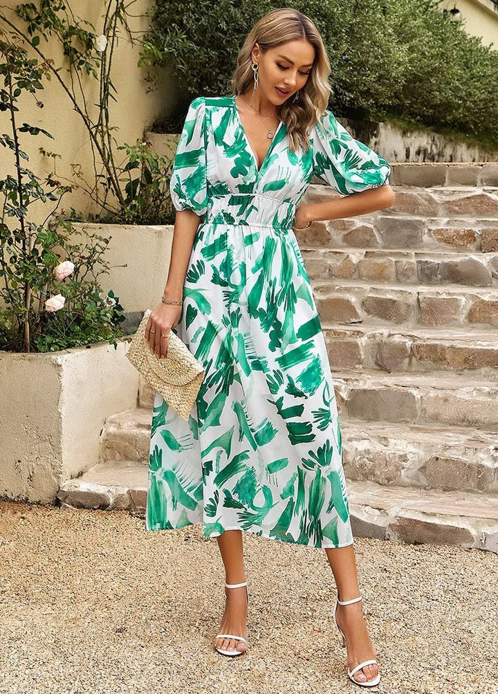 Allison | Graceful Floral Dress