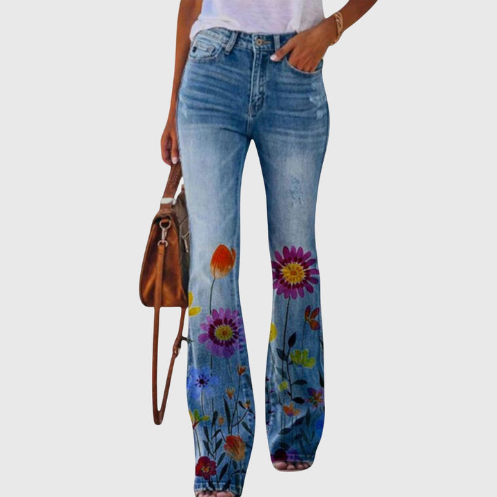 Flores en Pantalones