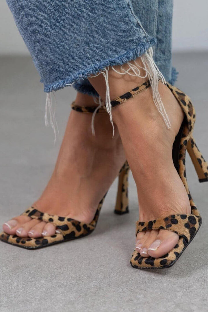 April Leopard Print High Heels