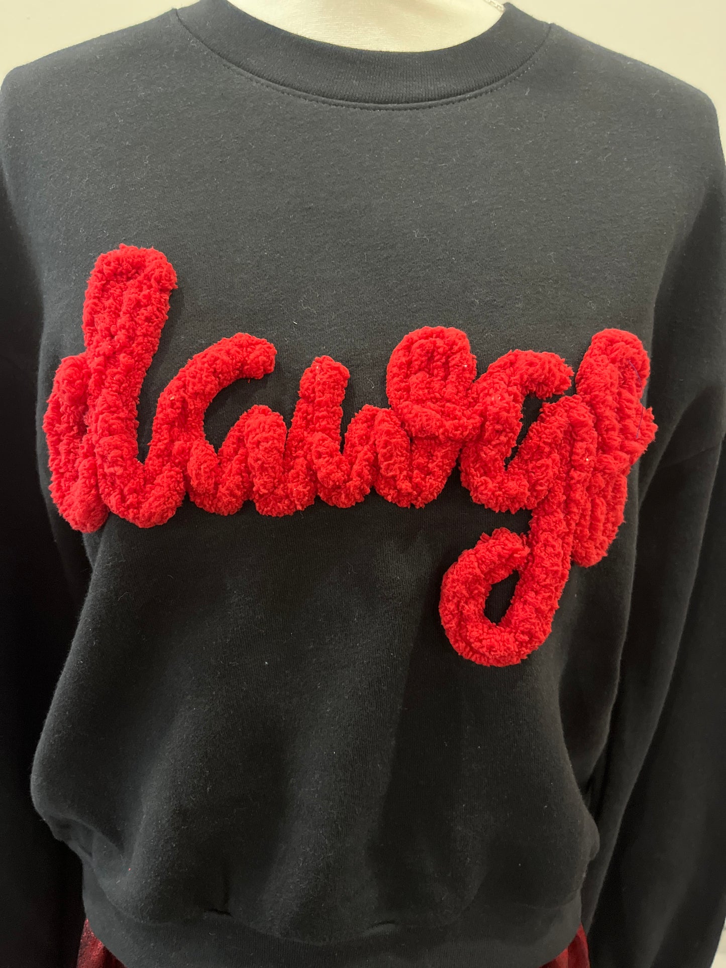 DAWGS yarn stitched sweatshirt