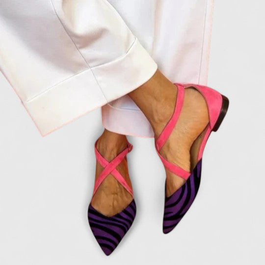 Khreysa | Chic Strappy Ballerina Flats
