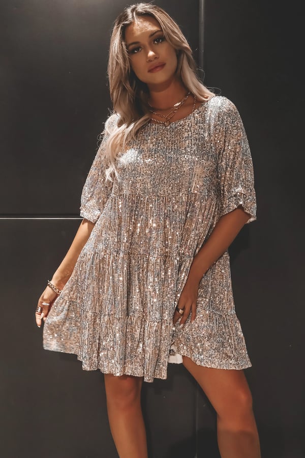Briella - Shimmering Mini Dress