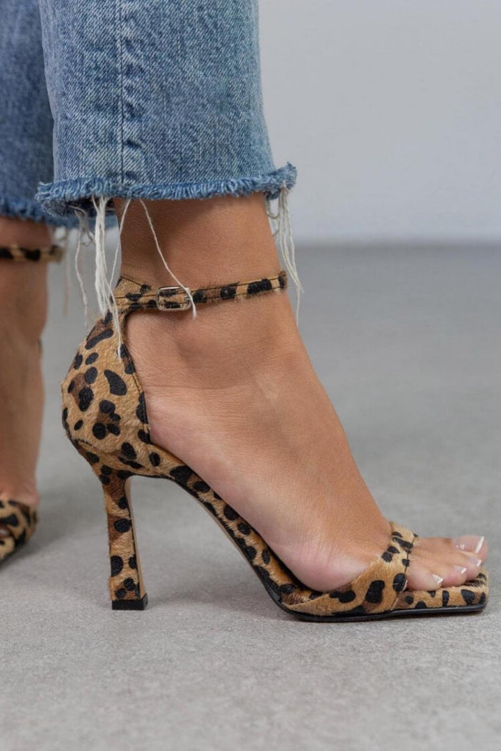 April Leopard Print High Heels