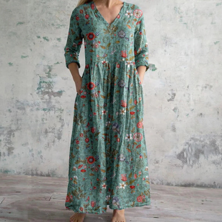 Sophie | Breezy Floral Maxi Dress for Summer Comfort
