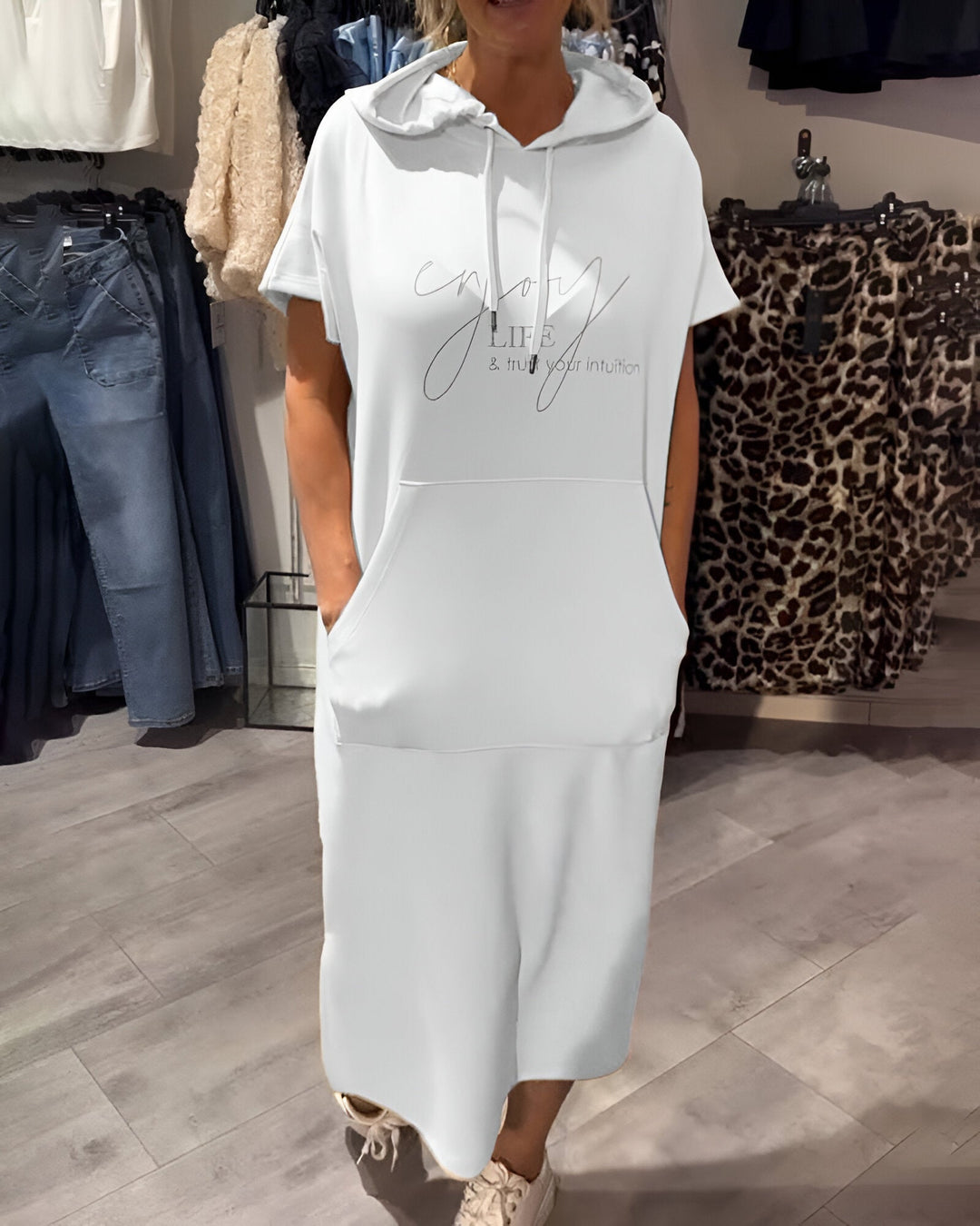 Bridget - Relaxed Hoodie Dress