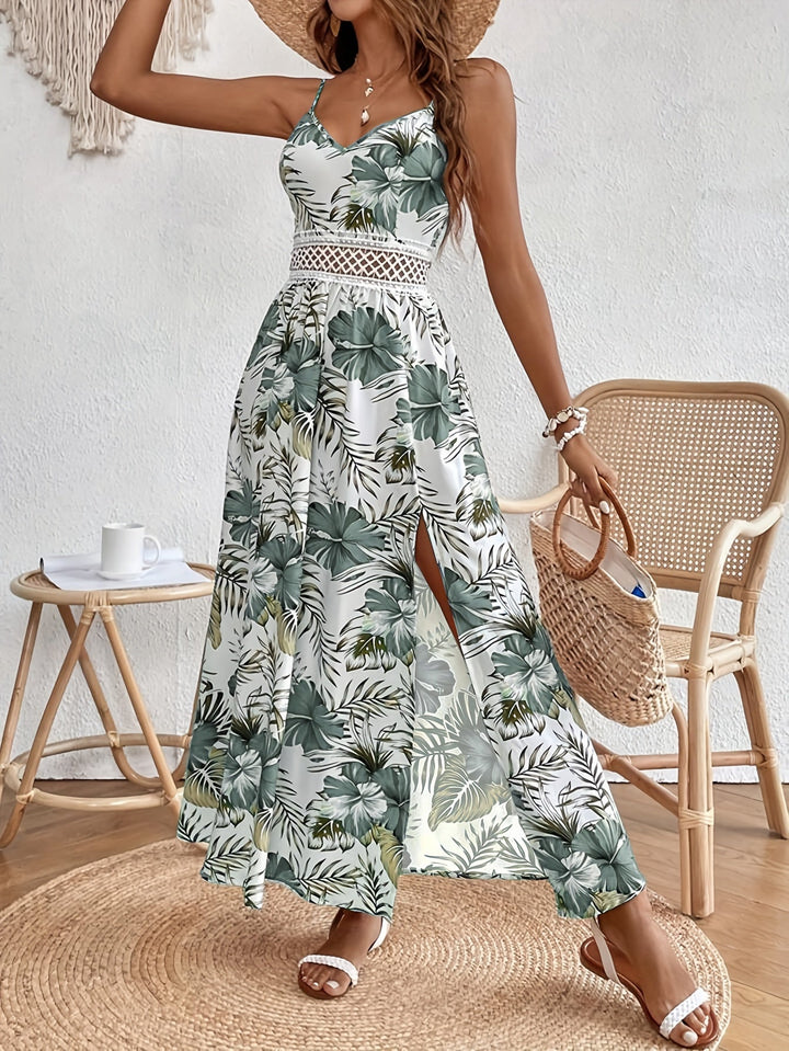 Lily | Floral Cut-Out Dress
